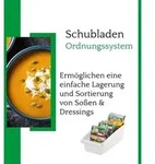 Novaliv Suppent&uuml;tenbox 4er Sparset Schubladen Organizer K&uuml;che - 25 x 16 cm WEISS