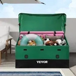 VEVOR 660L Auflagenbox Au_enbereich 155x63x75cm Gartenbox aus PE-Plane auf