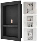 VEVOR Wandnische 10x40,64x60,96cm Duschnische Nische Befliesbar Doppellagig