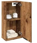 vidaXL Wand-Badschrank Artisan-Eiche 32x20x67 cm