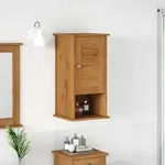 vidaXL Wandmontierter Badezimmerschrank Honigbraun 37 x 34 x 71,5 cm