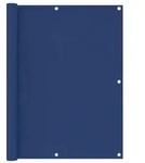 vidaXL Balkon-Sichtschutz Blau 120x400 cm Oxford-Gewebe