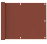 vidaXL Balkon-Sichtschutz Terrakotta-Rot 75x300 cm Oxford-Gewebe