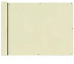 vidaXL Balkonsichtschutz Oxfordgewebe 90x600 cm Creme