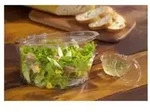 STARPAK Verpackungsbecher eckig, mit Klappdeckel, 500 ml
