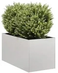 vidaXL Pflanzgef&auml;&szlig; 40x80x40 cm Edelstahl