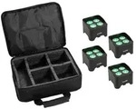 EUROLITE Set 4x AKKU Mini UP-4 QCL Spot MK2 + Soft-bag