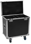 ROADINGER Flightcase 2x IP TMH-H420 mit Rollen