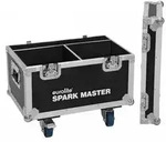 ROADINGER Flightcase 2x Spark Master mit Rollen