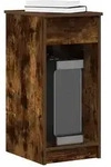 vidaXL Computerschrank mit Schublade R&auml;uchereiche 35x45x77 cm