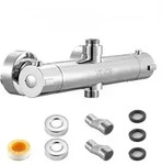VEVOR Duscharmatur mit Thermostat Brausemischer Duschhahn mit 38_&deg;C