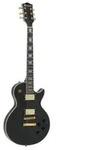 DIMAVERY LP-530 E-Gitarre, schwarz/gold