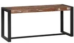 vidaXL Bank Mehrfarbig 100x35x45 cm Altholz Massiv