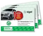 "sigel Formularbuch "Fahrtenbuch", 2 + 1 Aktion, A6 quer"