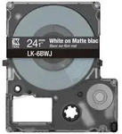 Epson LabelWorks LK-6BWJ - Wei&szlig; auf Mattschwarz - Rolle (2,4 cm x 8 m)