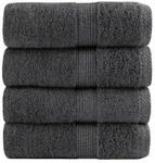 vidaXL Premium-Seift&uuml;cher SOLUND 4 Stk. Anthrazit 30x30 cm 600 g/m2