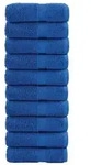 vidaXL Premium-Seift&uuml;cher SOLUND 10 Stk. Blau 30x30 cm 600 g/m2