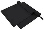 vidaXL Sporthandt&uuml;cher 2 pcs Schwarz 180 x 90 cm