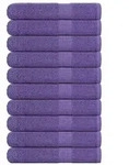 vidaXL Handt&uuml;cher 10 Stk. Lila 100x200 cm 360 g/m2 100% Baumwolle