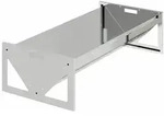 vidaXL Futtertr&ouml;ge f&uuml;r Nutztiere Silber 108 x 50 x 28 cm