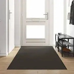 vidaXL Fu&szlig;matte Waschbar Anthrazit 120x400 cm