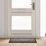 vidaXL Fu&szlig;matte Hellgrau 80 x 60 x 1,2 cm Teddystoff