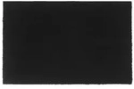 vidaXL Fu&szlig;matte Schwarz 65x100 cm Kokosfaser Getuftet