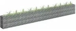 vidaXL Gabionen-Hochbeet Verzinkter Stahl 450&times;30&times;60 cm