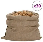 vidaXL Jutes&auml;cke 30 Stk. 100x110 cm 100% Jute 340 g/m2