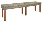 vidaXL Bank Natur 160 x 35 x 45 cm Massivholz Mango