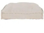 vidaXL Palettenkissen Creme Stoff