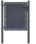 vidaXL Gartentor Stahl 100 x 75 cm Anthrazit