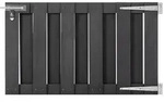 vidaXL Gartentor WPC 100 x 60 cm Grau
