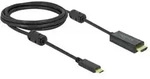 Delock - Video- / Audiokabel - 24 pin USB-C m&auml;nnlich zu HDMI m&auml;nnlich