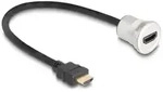 Delock - HDMI-Verl&auml;ngerungskabel - HDMI m&auml;nnlich zu HDMI weiblich Paneel...