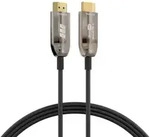 HDMI Glasfaserkabel AOC aktiv 8K60Hz 48 Gbit/s -- 30m schwarz komp. mit 2.1/2.0