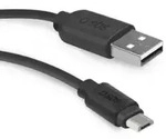 SBS TECABLEMICRO2K, 2 m, USB A, Micro-USB B, USB 2.0, Schwarz