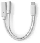 Nedis USB-C Adapter| USB 2.0| Stecker| Buchse 3.5 mm| 0.10 m|