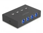 Delock USB 5 Gbps Switch f&uuml;r 4 PC an 1 Ger&auml;t