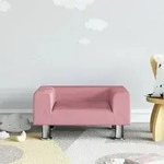 vidaXL Kindersofa Rosa 50x40x26,5 cm Samt