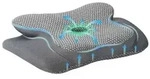 vidaXL Nackenkissen Grau Viscoschaum 58 x 38 x 12 cm