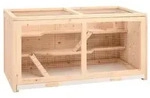 vidaXL Hamsterk&auml;fig 89,5x45x45 cm Massivholz Tanne