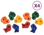 vidaXL Klettersteine 40 Stk. PE Mehrfarbig