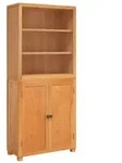 vidaXL Aufbewahrungsm&ouml;bel-Set mit Speicher mit T&uuml;r Braun Holzwerkstoff