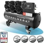 STAHLWERK Kompressor 10 bar 120 L 5,91 PS 4,35 kW 750 l/min Druckluftkompressor