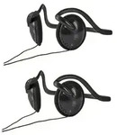 2 St&uuml;ck Kopfh&ouml;rer Nackenb&uuml;gel Stereo Kopfb&uuml;gel Headphones 3,5mm Klinke f&uuml;r...