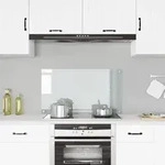 vidaXL K&uuml;chenr&uuml;ckwand Transparent 90&times;50 cm Hartglas