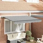 vidaXL Einziehbare Markise Anthrazit 250 x 200 cm Stoff