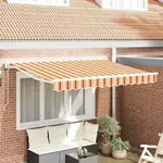 vidaXL Einziehbare Markise Bunt gestreift 250x200 cm Stoff