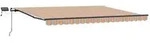 vidaXL Ausziehbare Markise Mehrfarbig 400 x 350 cm Stoff und Aluminium